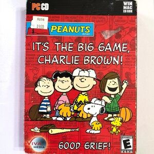 Vintage PEANUTS The Big Game PC CD